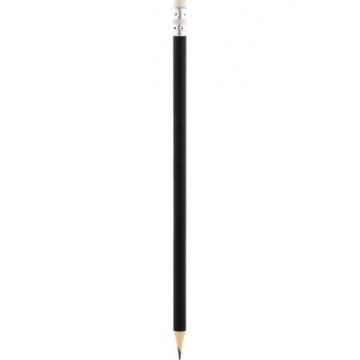 Олівець простий під лого, заточений тригранний, з ластиком, чорний 104283-03-0113 фото