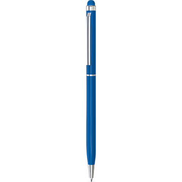 Ручка кулькова металева зі стилусом KENO, синя KEN01A-0104 фото