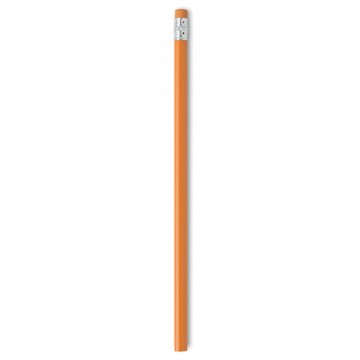 Олівець дерев'яний неонового кольору з кольоровою гумкою MO8218-10 фото