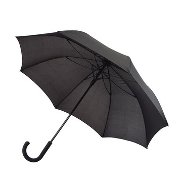 Зонт-трость полуавтомат с карбоновым держателем 21431, черный 21431-3          фото