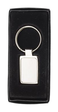 Брелок металлический прямоугольный в черной подарочной коробке AP800655-CL AP800655-CL фото