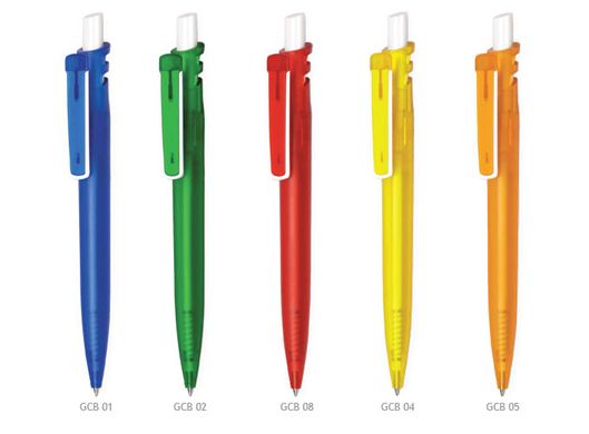 Авторучка пластикова Viva Pens Grand Color-Bis, помаранчева GKB5-0104 фото