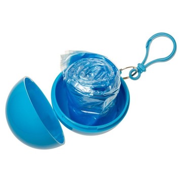 Дощовик-пончо в брелоку-кульці з гачком, синій V4125-11-AXL фото