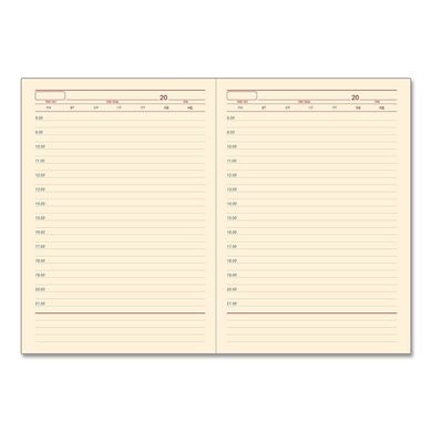 Щоденник недатований BRISK OFFICE ЗВ-70 NUBA А5 (14,2х20,3), лінія, кремовий папір, бірюзовий ЗВ-70-10-N-0211 фото