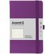 Книга записна Axent Partner В6, 125x195 мм, 96 аркушів, клітинка, тверда обкладинка, фіолетова 8201-17-A фото