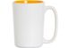 Чашка керамическая Economix Promo GRAND 350мл, бело-желтая E98315-05 фото