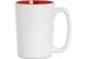 Чашка керамічна Economix Promo GRAND 350мл, біло-червона E98315-03 фото