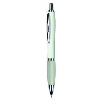 Авторучка пластиковая Viva Pens Slim Color, белая SC7-0104 фото