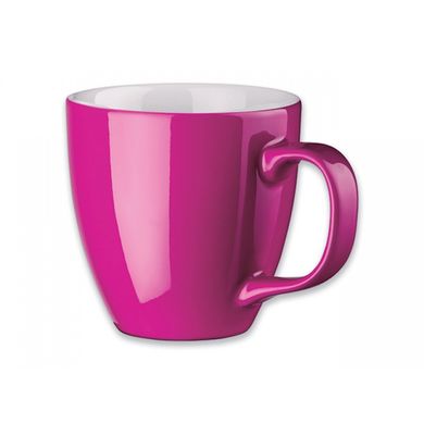 Чашка порцелянова PANTHONY, 450 мл, глянцева, рожева 04402-11-REA фото