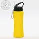 Пляшка для води COLORISSIMO 700 мл, з нержавіючої сталі, з карабіном, SOFT TOUCH, помаранчева HB02 фото 5