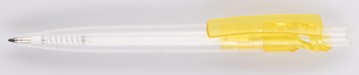 Авторучка пластикова Viva Pens Maxx cristal, жовта MCR4-0104 фото