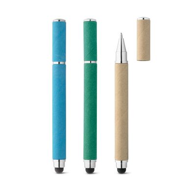 Эко шариковая ручка со стилусом PAPYRUS, зеленая 91621.09-HI фото
