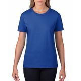 Футболка женская Premium Cotton 185, синяя 4100L-7686C-S фото