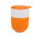 Чашка керамическая Barell 350 мл, оранжевая 5505-03 фото