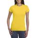 Женская футболка SoftStyle 153, желтая 64000L-122C-2XL фото