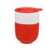 Чашка керамическая Barell 350 мл, красная 5505-04 фото