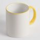 Чашка сублімаційна євроциліндр Color Rim Handle Mug 330 мл, жовта 211251 фото
