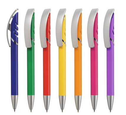 Авторучка пластикова Viva Pens Starco Color, рожева STC10-0104 фото