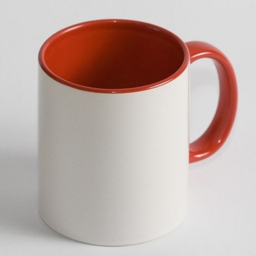 Чашка сублимационная ЕВРОЦИЛИНДР Inner Rim Color Mug 330 мл, красная 211712 фото