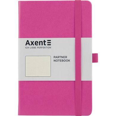 Книга записная Axent Partner В6, 125х195мм, 96 листов, точка, твердая обложка, розовая 8306-10-А-0207 фото
