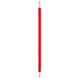 Олівець простий під лого, заточений тригранний, з ластиком, червоний 104283-05-0113 фото
