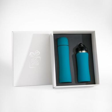 Подарочный набор (спортивная бутылка+термос) матовый HB01-NB/HT01 фото