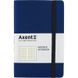 Книга записна Axent Partner Soft В6, 125x195 мм, 96 аркушів, клітинка, гнучка обкладинка, синя 8206-02-A фото