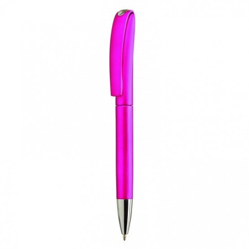 Авторучка пластикова Viva Pens Ines Solid, рожева INE10-0104 фото