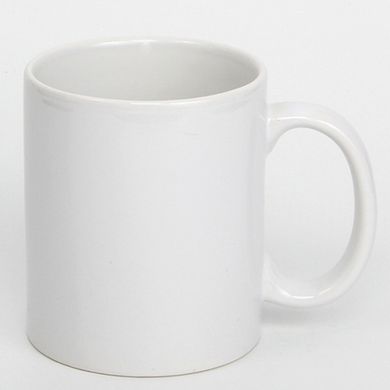 Чашка керамічна для сублімації ПРЕМІУМ 330 мл, біла 211004 фото