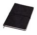 Записная книга А5, линия, гибкая обложка Toscano черная 1270-08 фото