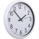Настінний годинник класичний Basic 28 см , білий 21450 фото