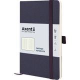 Книга записна Partner Soft Skin В6, 125x195 мм, 96 аркушів, клітинка, гнучка обкладинка, синя 8616-02-A фото