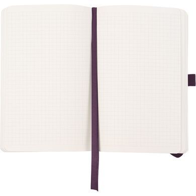 Книга записна Partner Soft Skin В6, 125x195 мм, 96 аркушів, клітинка, гнучка обкладинка, синя 8616-02-A фото