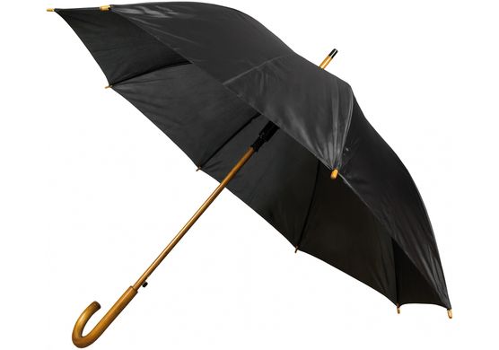 Зонт трость полуавтомат TWIST под лого, черный E98400-01 фото