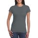 Женская футболка SoftStyle 153, темно-серая 64000L-CG 10C-2XL фото