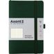 Книга записна Axent Partner Soft Skin В6, 125x195 мм, 96 аркушів, клітинка, гнучка обкладинка, темно зелена 8616-23-A фото