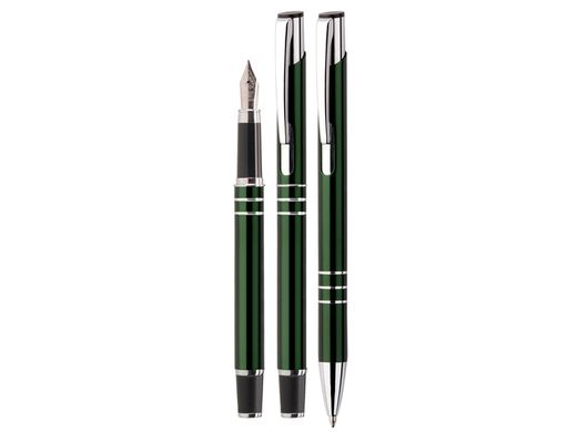 Набор VENO STYLE (авторучка + перьевая ручка) металлические без/футляра, зеленый VS02-1605            фото