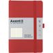 Книга записна Axent Partner Soft Skin В6, 125x195 мм, 96 аркушів, клітинка, гнучка обкладинка, червона 8616-06-A фото