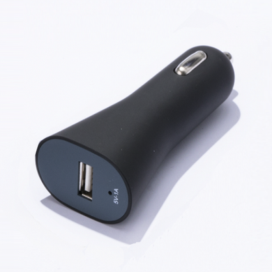 USB автомобільний зарядний пристрій RUBBY, USB 1A PC40 фото