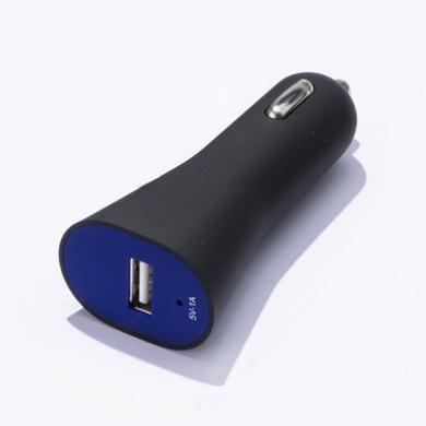 USB автомобільний зарядний пристрій RUBBY, USB 1A PC40 фото
