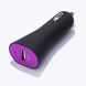 USB автомобільний зарядний пристрій RUBBY, USB 1A PC40 фото 10