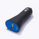 USB автомобільний зарядний пристрій RUBBY, USB 1A PC40 фото 7