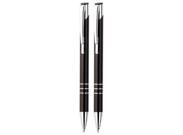 Набор VENO SET (авторучка + карандаш) металлические без/футляра, черный VN08-1605SL фото