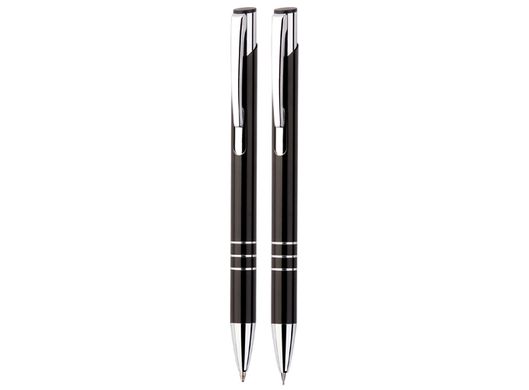 Набор VENO SET (авторучка + карандаш) металлические без/футляра, черный VN08-1605SL фото