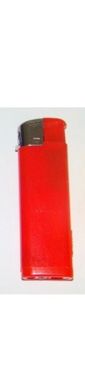 Зажигалка пьезо под логотип с фонариком, красная 815SH-2-1603 фото