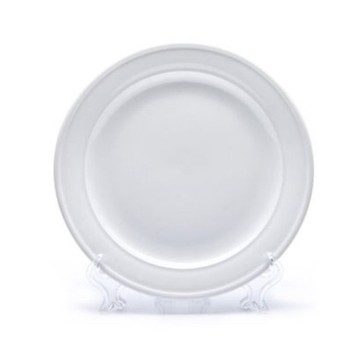 Тарелка фарфоровая круглая D280, Белый