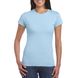 Женская футболка SoftStyle 153, голубая 64000L-543C-2XL фото