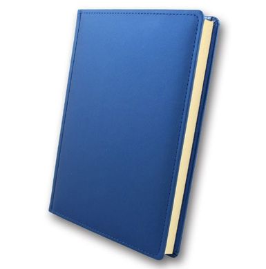 Щоденник недатований BRISK OFFICE ЗВ-70 MILANO А5 (14,2х20,3), лінія, кремовий папір, синій ЗВ-70-1-Мil-0211 фото