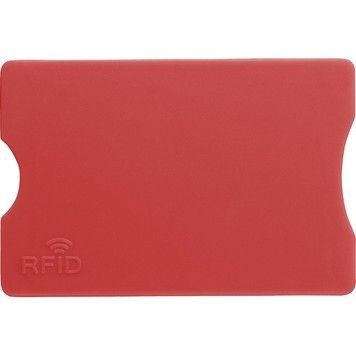 Визитница с RFID защитой пластиковая V9878, красная V9878-05-AXL фото