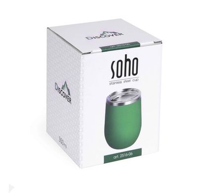 Термочашка Soho, TM Discover зеленая 2516-06 фото
